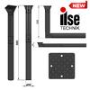 ILSE TECHNIK 6830ANT-KIT İki Yerden Katlanır Masa Ayağı+1xDuvar Rayı